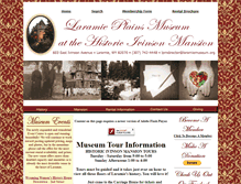 Tablet Screenshot of laramiemuseum.org